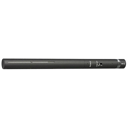 Sony ECM-673 Micrófono Shotgun Corto Sensibilidad Alta filtro Low-Cut XLR