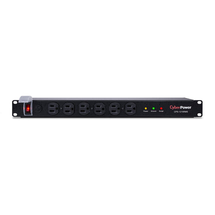 CyberPower CPS-1215RMS Protector contra Sobretensiones para Rack 12 Salidas 1800 Joules 15 Pies