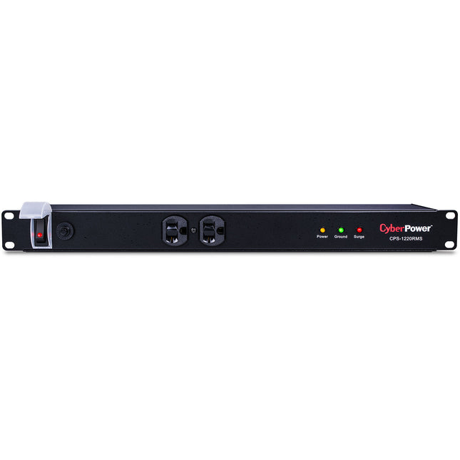 CyberPower CPS1220RMS Protector de Sobretensión Rack 12 Salidas 1800 Joules 15 Pies Cordón