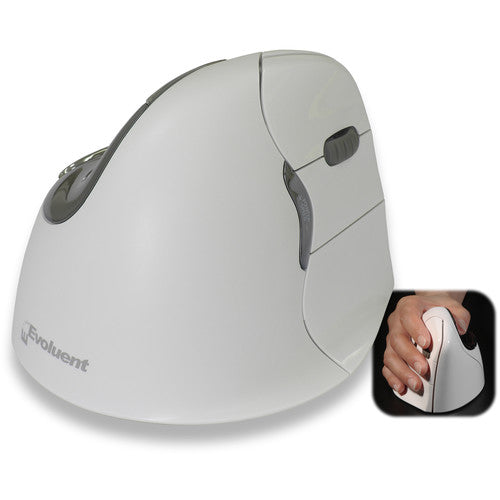 Evoluent VerticalMouse 4 Bluetooth para Mac Mouse Vertical Dcho Batería AA