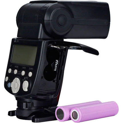 Yongnuo YN560Li Flash de Velocidad con Baterías 18650 y Zoom 24-105mm