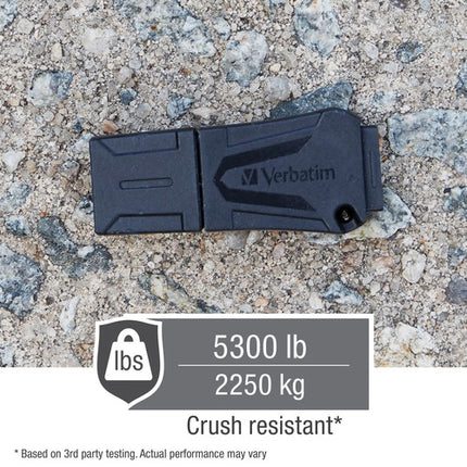 Verbatim 64GB USB Flash Drive ToughMAX Resistente Agua y Golpes