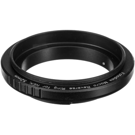 FotodioX Adaptador Macro Invertido 52mm Anodizado para Sony E-Mount