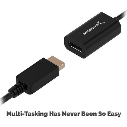 Sabrent Adaptador USB 3.1 Tipo-C a DisplayPort con Resolución 4K UHD