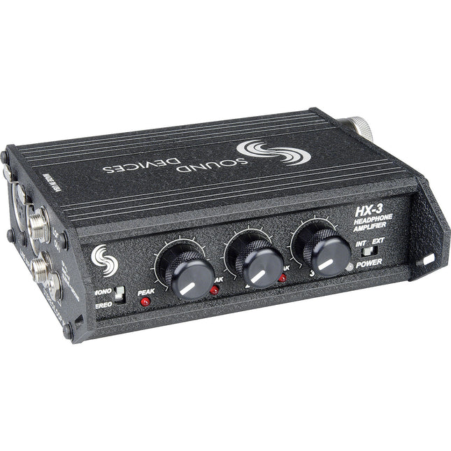 Sound Devices HX-3 Amplificador Portátil para Auriculares 3 Canales 18 Horas Batería