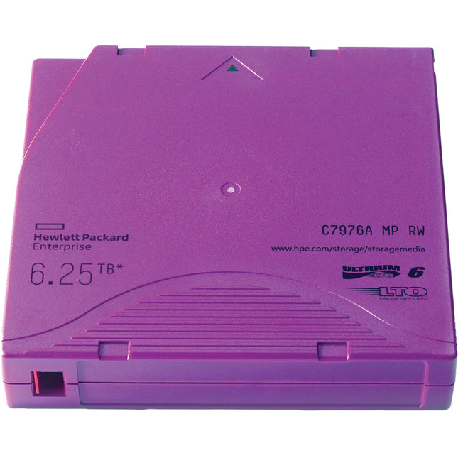 Hewlett Packard Enterprises 6.25TB LTO-6 Ultrium RW Cartucho de Datos Velocidad 400 MB/s