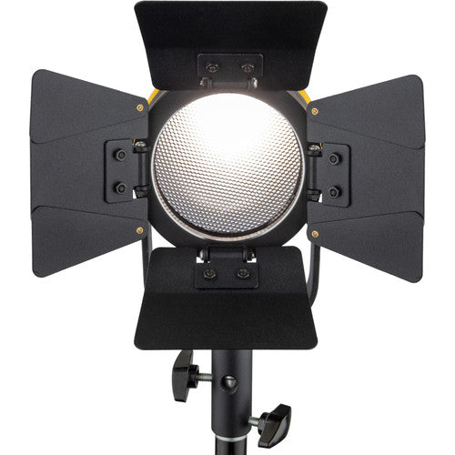 Genaray Torpedo LED Luz Foco Fresnel 15-75° 5600K con Difusores y Filtros