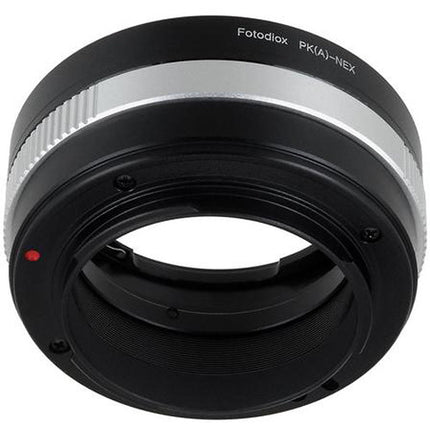 FotodioX Adaptador de Montura con Control de Apertura para Pentax K-Mount AF a Sony E-Mount cámara aluminio anodizado