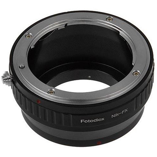 FotodioX Adaptador de Montura para Lente Nikon F a Cámara Fujifilm X Metal Anodizado
