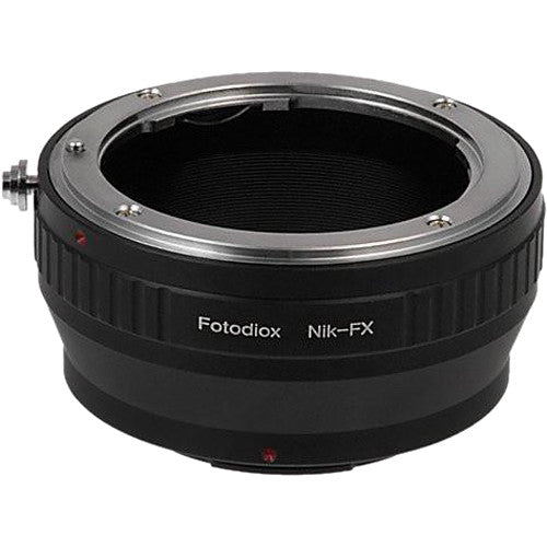 FotodioX Adaptador de Montura para Lente Nikon F a Cámara Fujifilm X Metal Anodizado