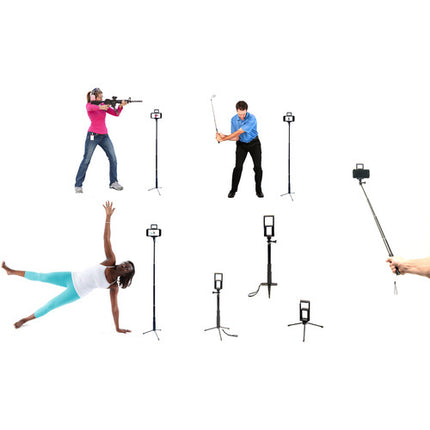 Glide Gear Multi-Pod Trípode Smartphone y Tablet con Monopod y Pinchos