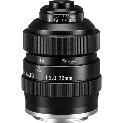 Mitakon Zhongyi 20mm f2 Lente Super Macro 4.5x Montura Sony E