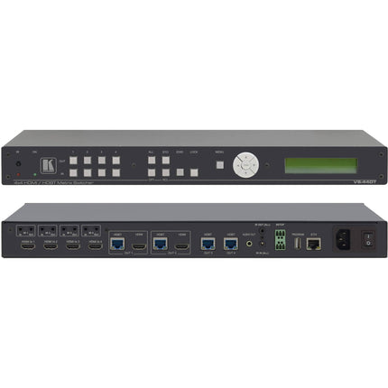 Kramer 4x4 Extensor HDMI HDBaseT 4K60 10.2 Gb/s 4 Salidas PoE