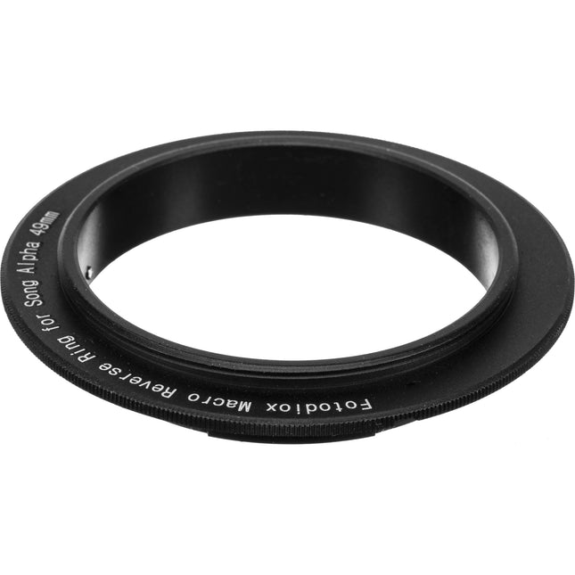 FotodioX Adaptador Anillo Macro Inverso 49mm Aluminio para Sony E-Mount