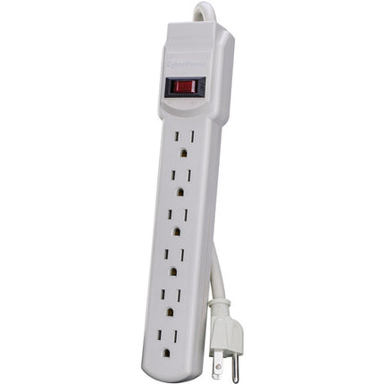 CyberPower GS60304 Regleta de Energía 6 Tomas 125V 15A 3 Pies Blanca