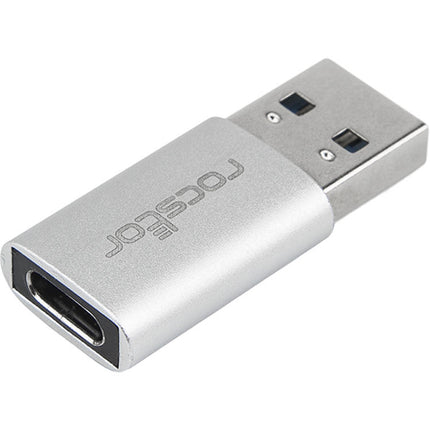 Rocstor Adaptador USB 3.1 Gen 1 Tipo C hembra a Tipo A macho 5 Gb/s aluminio