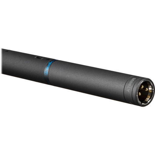 Audio-Technica AT8035 Micrófono Shotgun Longitud Extendida Filtro 80Hz Batería AA
