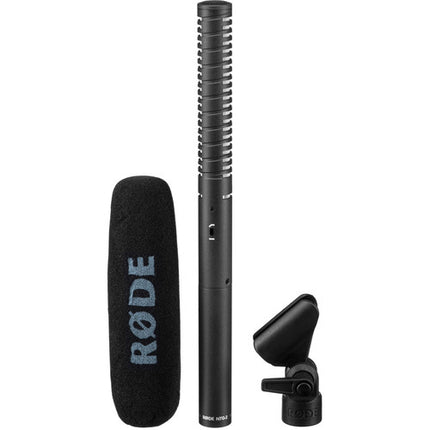 RODE NTG2 Micrófono Shotgun Con Montura Antivibración y Cable XLR a 3.5mm