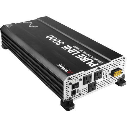 WAGAN Pure Line 3000W Inversor de Energía Onda Senoidal Pura 3 Salidas AC USB