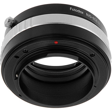 FotodioX Adaptador de Montura para Lentes Nikon G a Canon EOS M con Control de Apertura