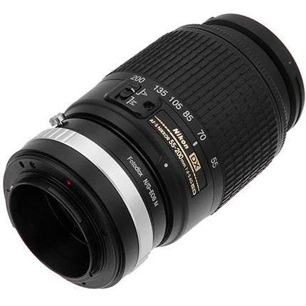 FotodioX Adaptador de Montura para Lentes Nikon G a Canon EOS M con Control de Apertura