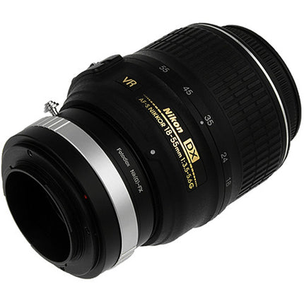 FotodioX Adaptador de Montura para Lente Nikon G F-Mount a Fujifilm X con Control de Apertura
