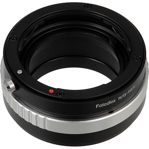 FotodioX Adaptador Montura de Lente Nikon G F-Mount a Sony E-Mount con Control de Apertura