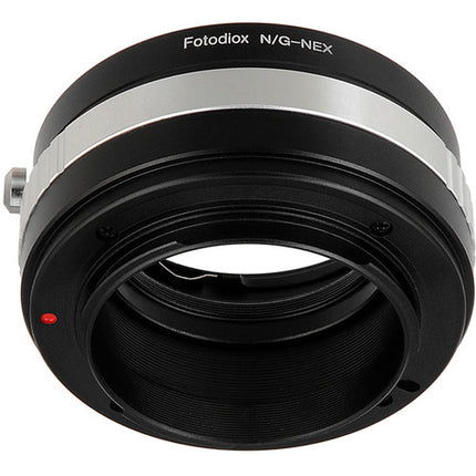 FotodioX Adaptador Montura de Lente Nikon G F-Mount a Sony E-Mount con Control de Apertura