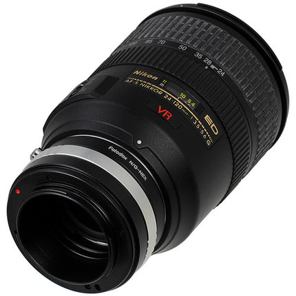 FotodioX Adaptador Montura de Lente Nikon G F-Mount a Sony E-Mount con Control de Apertura