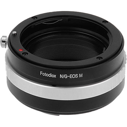 FotodioX Adaptador de Montura para Lentes Nikon G a Canon EOS M con Control de Apertura