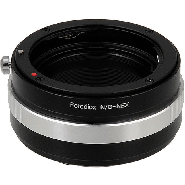 FotodioX Adaptador Montura de Lente Nikon G F-Mount a Sony E-Mount con Control de Apertura