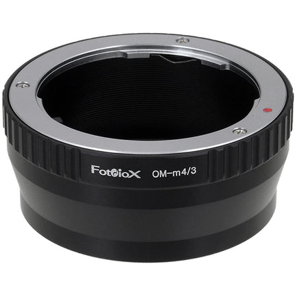 FotodioX Adaptador de Montura para Lente Olympus OM a Micro Cuatro Tercios con Enfoque Infinito