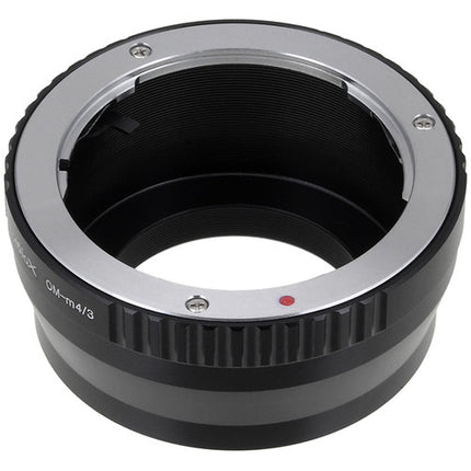 FotodioX Adaptador de Montura para Lente Olympus OM a Micro Cuatro Tercios con Enfoque Infinito