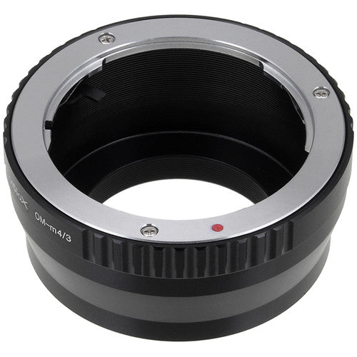 FotodioX Adaptador de Montura para Lente Olympus OM a Micro Cuatro Tercios con Enfoque Infinito