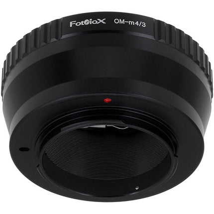 FotodioX Adaptador de Montura para Lente Olympus OM a Micro Cuatro Tercios con Enfoque Infinito