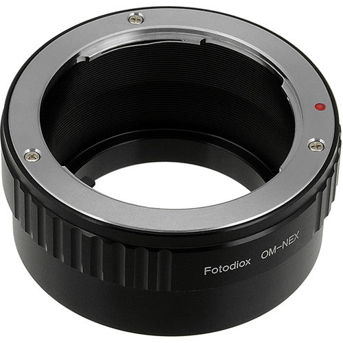 FotodioX Adaptador de Montura Olympus OM a Sony Alpha E-Mount aluminio anodizado