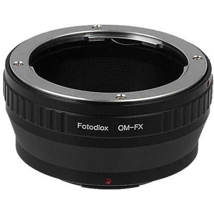 FotodioX Adaptador de Montura para Lente Olympus OM en Cámara Fujifilm X con Enfoque Infinito y Aluminio Anodizado