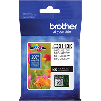 Cartucho de Tinta Negro Brother LC3011 para Impresoras MFC-J491DW MFC-J497DW