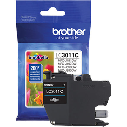 Cartucho de Tinta Brother LC3011 Cyan para Impresora MFC-J491DW MFC-J497DW