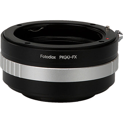 FotodioX Adaptador de Montura para Objetivos Pentax K a Cámara Fujifilm X Metal Chrome