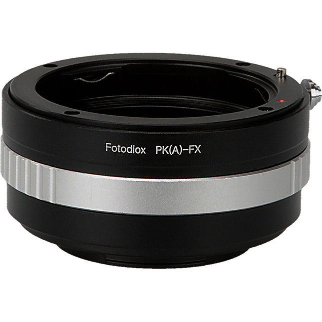 FotodioX Adaptador de Montura para Objetivos Pentax K a Cámara Fujifilm X Metal Chrome