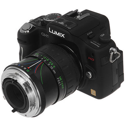 FotodioX 46mm Anillo Adaptador Macro Reverso para Cámaras Micro Cuatro Tercios