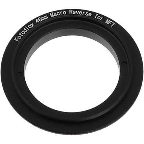 FotodioX 46mm Anillo Adaptador Macro Reverso para Cámaras Micro Cuatro Tercios