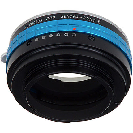 FotodioX Pro Adaptador de Montura para Lente Sony A-Mount a Cámara Sony E-Mount Acabado Acero Inoxidable