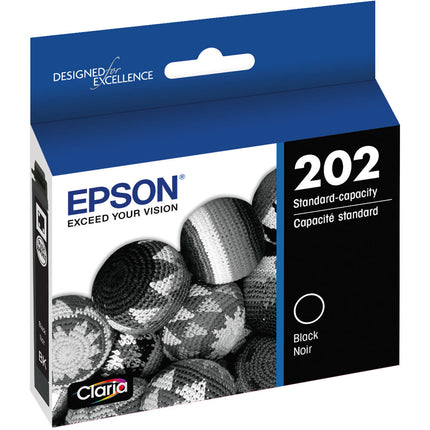 Cartucho de Tinta Epson Claria 202 Negro Capacidad Estándar para WF-2860 XP-5100