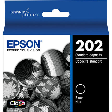 Cartucho de Tinta Epson Claria 202 Negro Capacidad Estándar para WF-2860 XP-5100