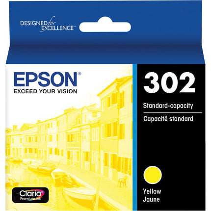 Cartucho de Tinta Amarillo Epson Claria Premium 302 para Expression Premium XP-6000