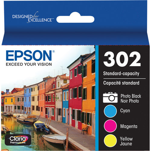 Epson Claria Premium 302 Multiténer de Tinta Capacidad Estándar para Expression Premium XP-6000