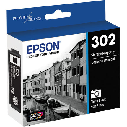 Cartucho de Tinta Epson Claria Premium 302 Capacidad Estándar Negro Foto XP-6000