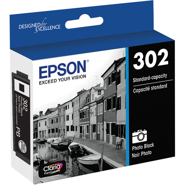 Cartucho de Tinta Epson Claria Premium 302 Capacidad Estándar Negro Foto XP-6000